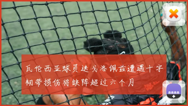 瓦伦西亚球员迭戈洛佩兹遭遇十字韧带损伤将缺阵超过六个月